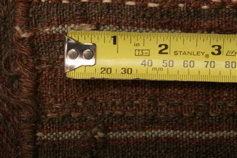 Kilim Brown Flat Woven 43 X 75 Area Rug 100-27621 Image 5