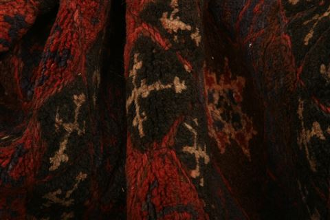 Baluch Red Runner Hand Knotted 22 X 88 Area Rug 100-27623 Image 1