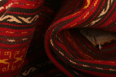 Kilim Red Hand Knotted 33 X 50 Area Rug 253-27626 Image 1