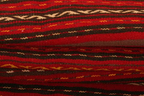Kilim Red Hand Knotted 33 X 50 Area Rug 253-27626 Image 2