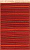 Kilim Red Hand Knotted 33 X 50 Area Rug 253-27626 Thumb 0