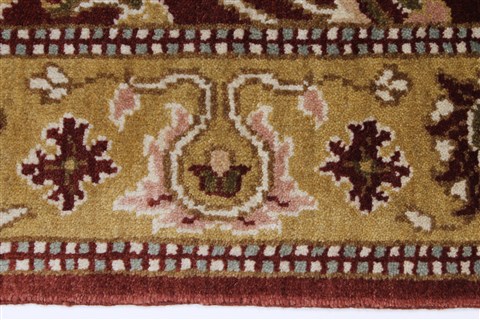 Kashmar Beige Hand Knotted 30 X 50 Area Rug 250-27628 Image 3