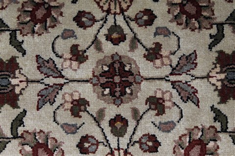 Kashmar Beige Hand Knotted 31 X 51 Area Rug 250-27633 Image 4