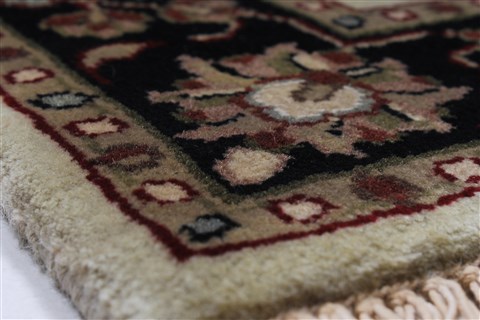 Kashmar Beige Hand Knotted 31 X 51 Area Rug 250-27633 Image 6