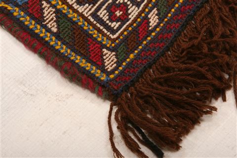 Afshar Brown Hand Knotted 35 X 55 Area Rug 100-27634 Image 7