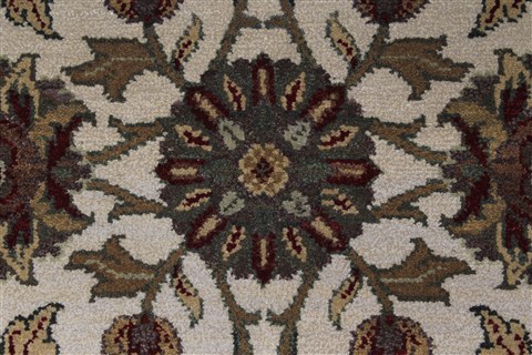 Kashan Beige Hand Knotted 32 X 51 Area Rug 250-27637 Image 4