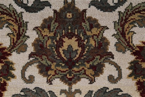 Kashan Beige Hand Knotted 32 X 51 Area Rug 250-27637 Image 7
