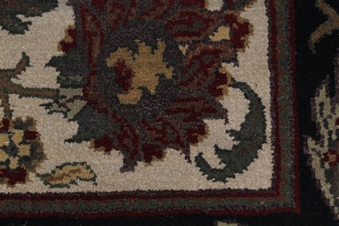 Kashan Beige Hand Knotted 32 X 51 Area Rug 250-27637 Image 8