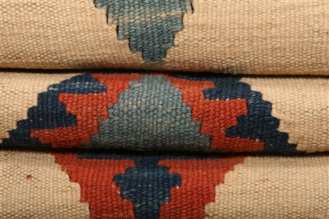 Kilim Orange Runner Hand Knotted 31 X 90 Area Rug 100-27638 Image 3