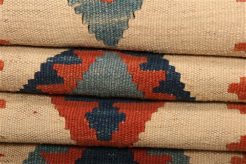 Kilim Orange Runner Hand Knotted 31 X 90 Area Rug 100-27638 Image 4