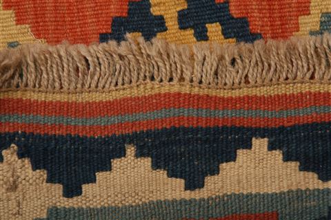 Kilim Orange Runner Hand Knotted 31 X 90 Area Rug 100-27638 Image 6