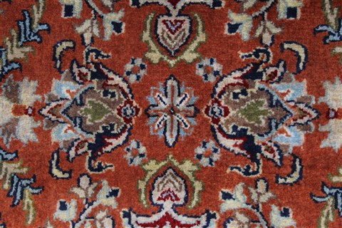 Sarouk Beige Hand Knotted 210 X 51 Area Rug 250-27639 Image 4