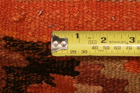 Kilim Orange Runner Hand Knotted 24 X 65 Area Rug 253-27640 Image 5