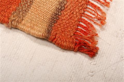 Kilim Orange Runner Hand Knotted 24 X 65 Area Rug 253-27640 Image 6