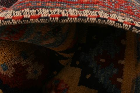 Qashqai Blue Hand Knotted 64 X 90 Area Rug 100-27641 Image 2