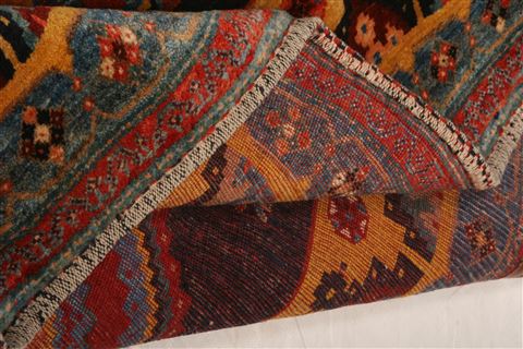 Qashqai Blue Hand Knotted 64 X 90 Area Rug 100-27641 Image 4