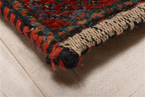 Qashqai Blue Hand Knotted 64 X 90 Area Rug 100-27641 Image 9