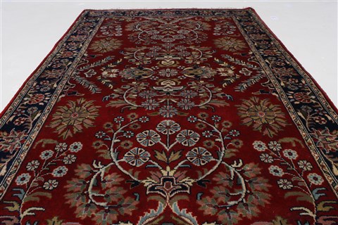 Sarouk Beige Hand Knotted 30 X 411 Area Rug 250-27642 Image 1