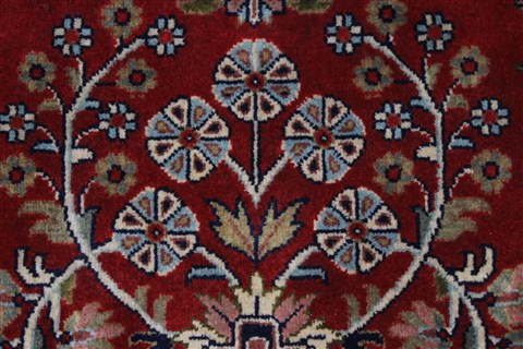 Sarouk Beige Hand Knotted 30 X 411 Area Rug 250-27642 Image 6