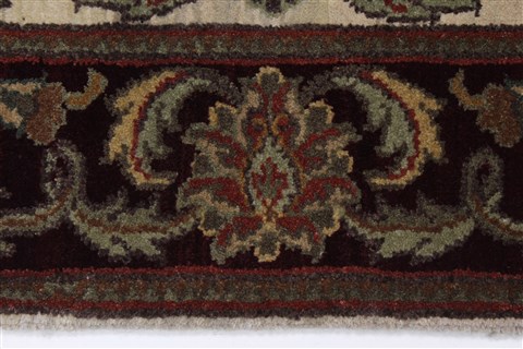 Kashan Green Hand Knotted 30 X 52 Area Rug 250-27643 Image 3