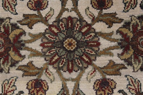 Kashan Green Hand Knotted 30 X 52 Area Rug 250-27643 Image 4