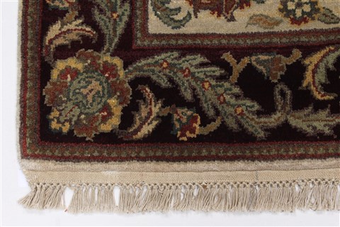 Kashan Green Hand Knotted 30 X 52 Area Rug 250-27643 Image 5