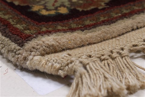 Kashan Green Hand Knotted 30 X 52 Area Rug 250-27643 Image 6