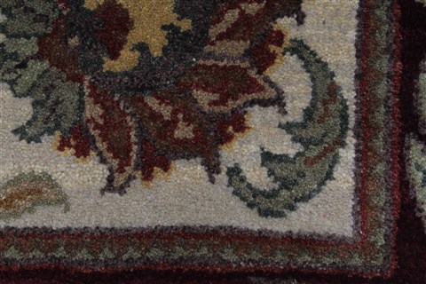 Kashan Green Hand Knotted 30 X 52 Area Rug 250-27643 Image 9