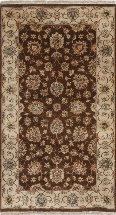 Kashmar Beige Hand Knotted 211 X 53 Area Rug 250-27651 Image 0