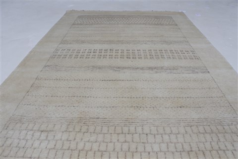 Gabbeh Beige Hand Knotted 30 X 50 Area Rug 250-27653 Image 1