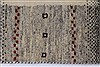 Gabbeh Grey Hand Knotted 30 X 50 Area Rug 250-27654 Thumb 1