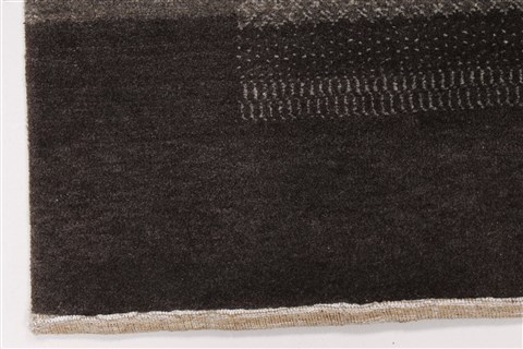 Gabbeh Grey Hand Knotted 31 X 410 Area Rug 250-27655 Image 4
