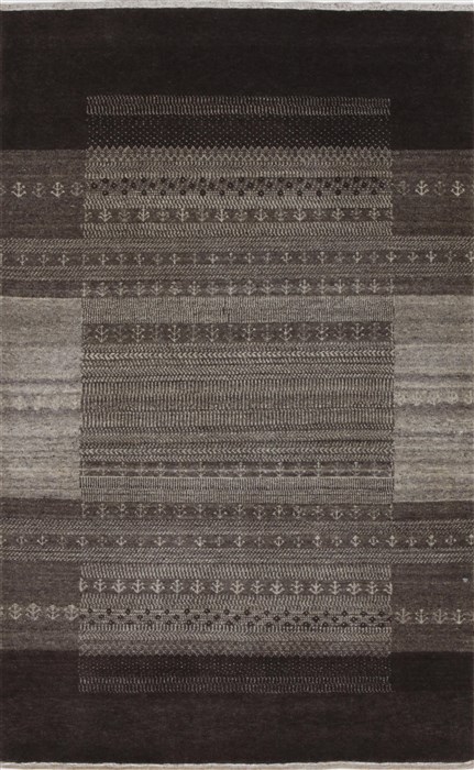 Gabbeh Grey Hand Knotted 31 X 410 Area Rug 250-27655 Image 0