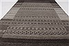 Gabbeh Grey Hand Knotted 31 X 410  Area Rug 250-27655 Thumb 1