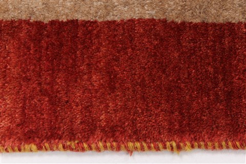Gabbeh Beige Hand Knotted 35 X 51 Area Rug 250-27656 Image 2