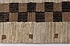 Gabbeh Beige Hand Knotted 30 X 52 Area Rug 250-27658 Thumb 2