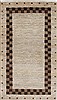 Gabbeh Beige Hand Knotted 30 X 52 Area Rug 250-27658 Thumb 0