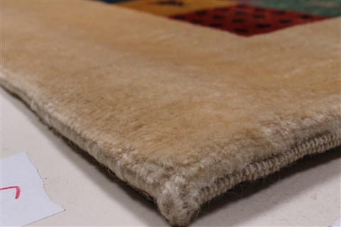 Gabbeh Multicolor Hand Knotted 36 X 410 Area Rug 250-27660 Image 7