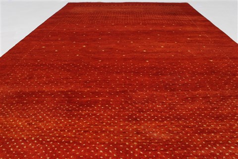 Gabbeh Brown Hand Knotted 30 X 50 Area Rug 250-27663 Image 6