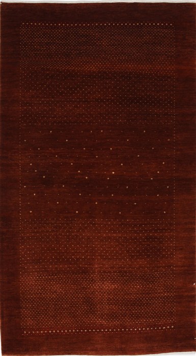 Gabbeh Brown Hand Knotted 30 X 53  Area Rug 250-27665 Image 0