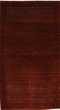 Gabbeh Brown Hand Knotted 3'0" X 5'3"  Area Rug 250-27665