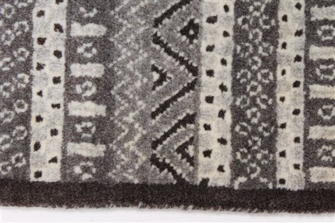 Gabbeh Grey Hand Knotted 30 X 50 Area Rug 250-27666 Image 2