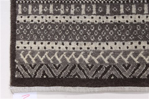 Gabbeh Grey Hand Knotted 30 X 50 Area Rug 250-27666 Image 4