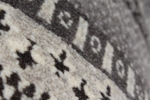 Gabbeh Grey Hand Knotted 30 X 50 Area Rug 250-27666 Image 6