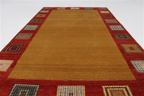 Gabbeh Brown Hand Knotted 30 X 52 Area Rug 250-27667 Image 7