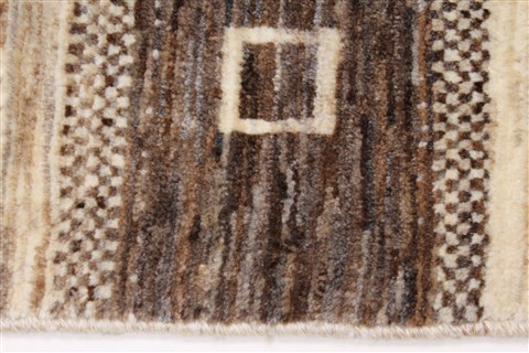 Gabbeh Beige Hand Knotted 36 X 51 Area Rug 250-27668 Image 4