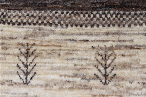 Gabbeh Beige Hand Knotted 36 X 51 Area Rug 250-27668 Image 5