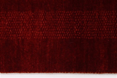 Gabbeh Red Hand Knotted 30 X 50 Area Rug 250-27669 Image 7