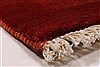 Gabbeh Red Hand Knotted 30 X 50  Area Rug 250-27669 Thumb 3