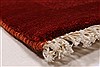 Gabbeh Red Hand Knotted 30 X 50 Area Rug 250-27669 Thumb 3